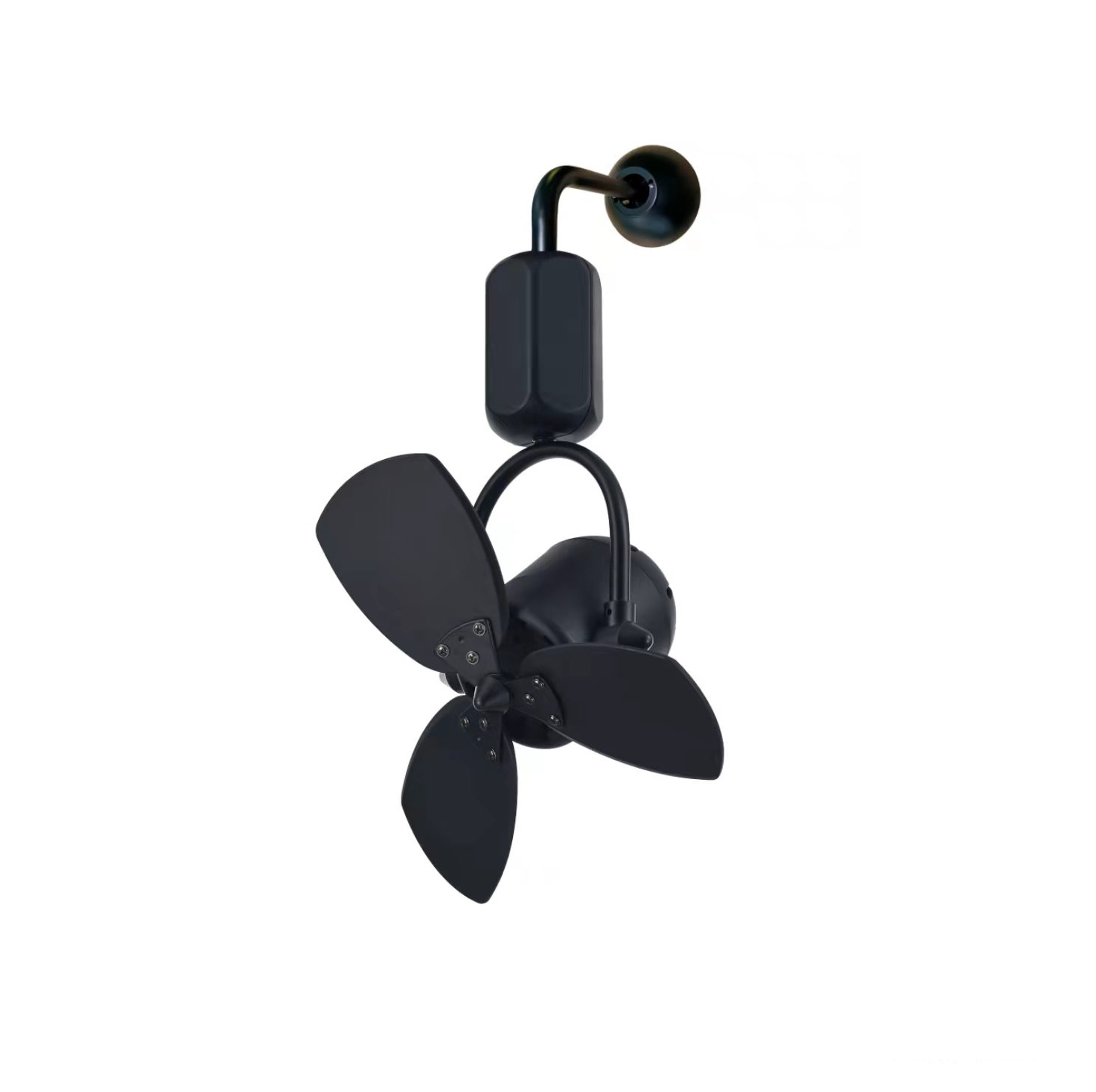 FANCO - FLIEGEND F313 16-Inch DC Motor Wall Fan (Black-Mix/Matt Black) (Dual Tone Blade)